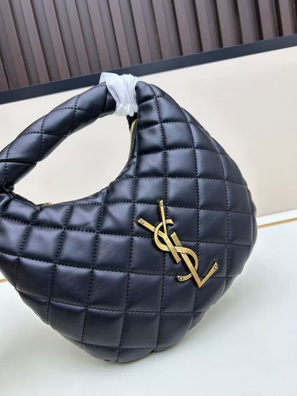 Saint Laurent Black Nappa Leather Bag