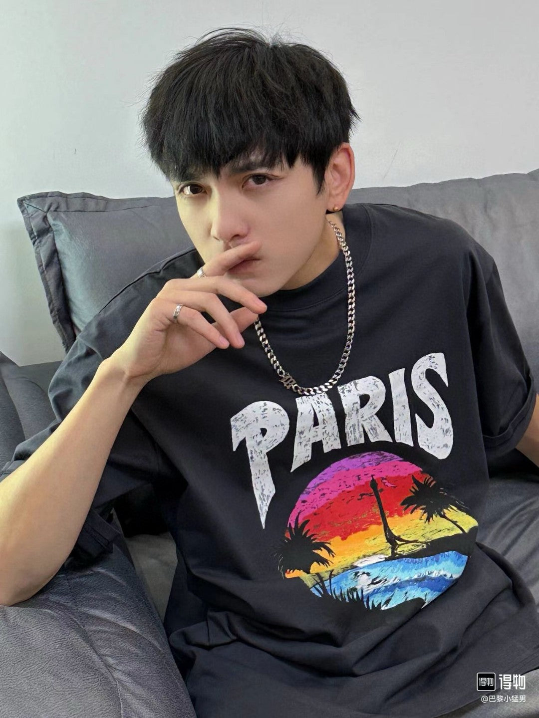 Balenciaga T-Shirt - Paris Graphic