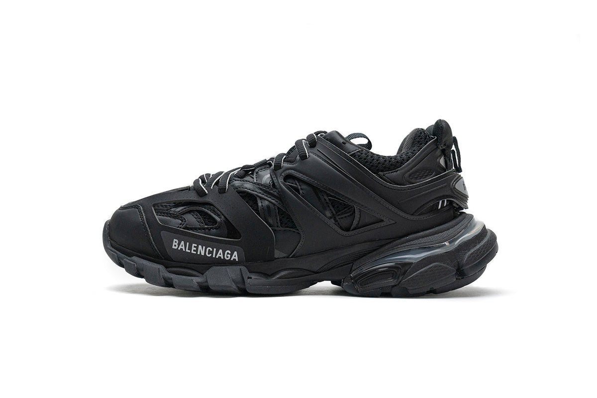 Balenciaga in Black with LED Lights: Illuminated Avant-Garde
