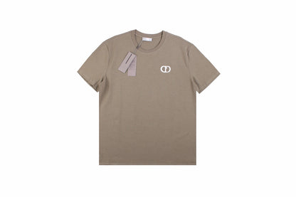 Dior Double D Logo T-Shirt (Khaki)