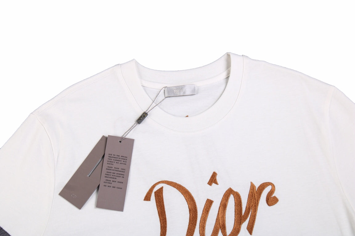 Dior Script Logo T-Shirt (White)