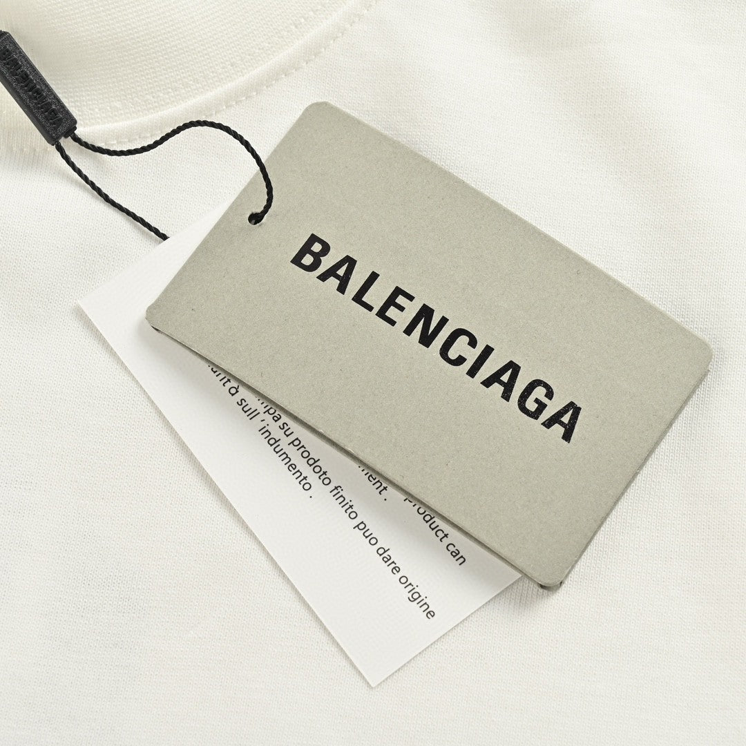 Ba*len*cia*ga t-shirt - overlapping logo