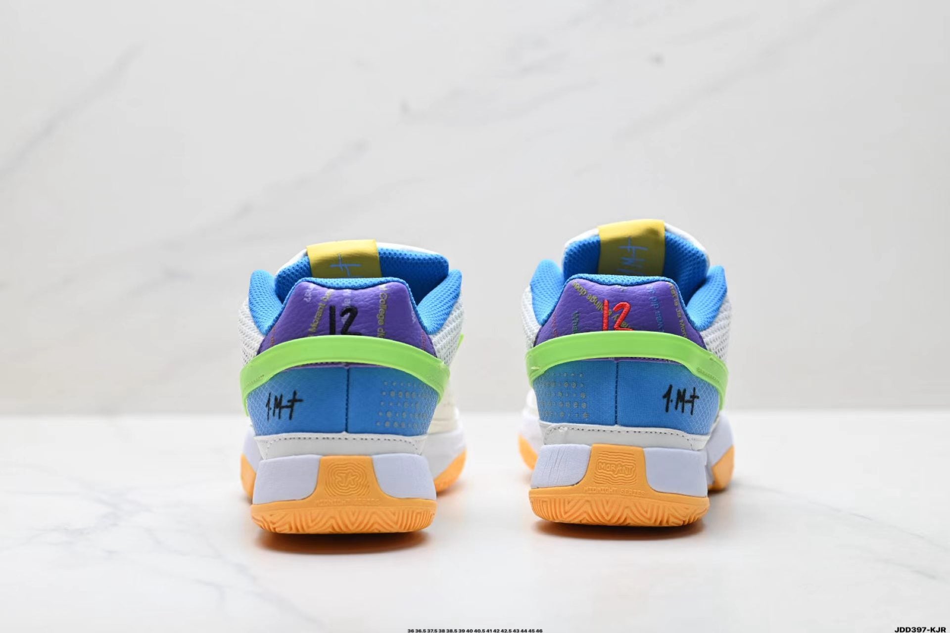 Nike KD 1 in White/Blue/Yellow: Sonics Tribute