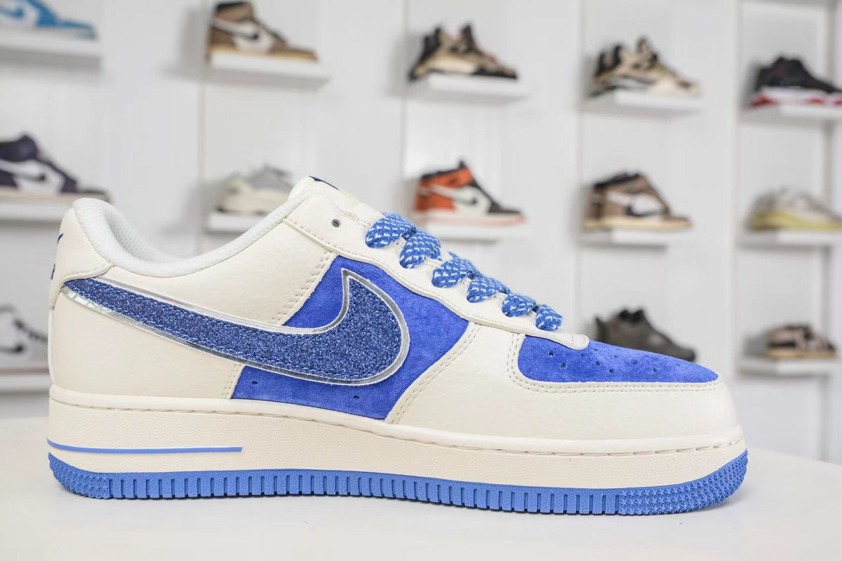 Nike Air Force 1 '07 "Glitter Blue" – Icy Statement