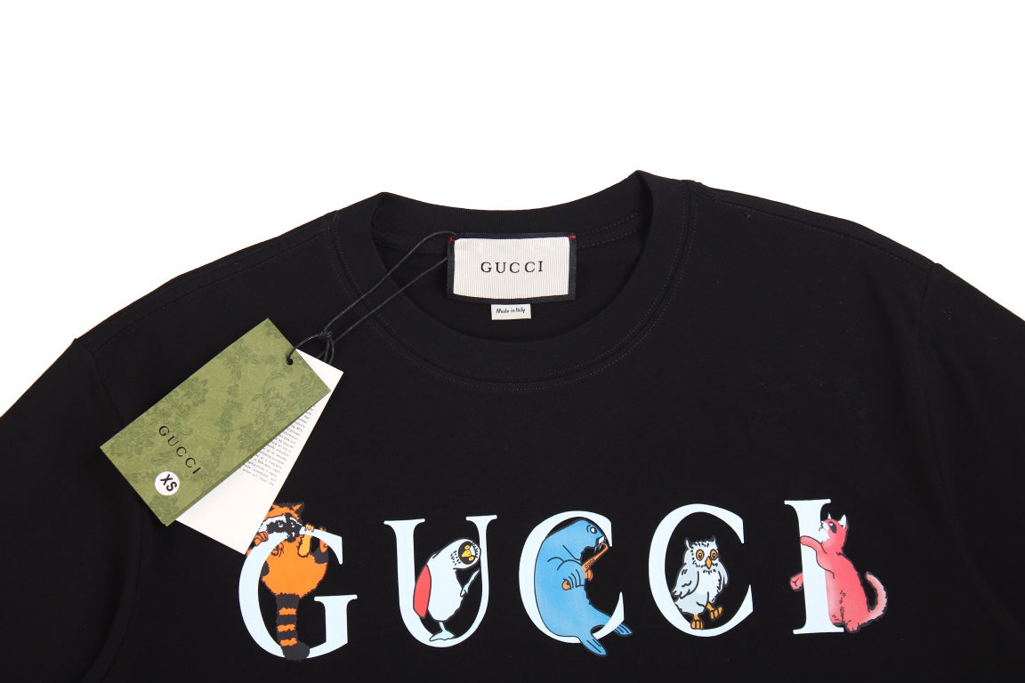 Gucci Mushroom Cluster T-Shirt (Black)