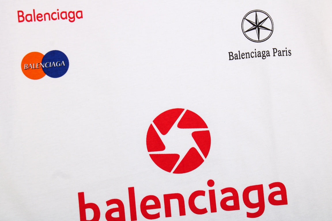 Ba*len*cia*ga logo graphic t-shirt