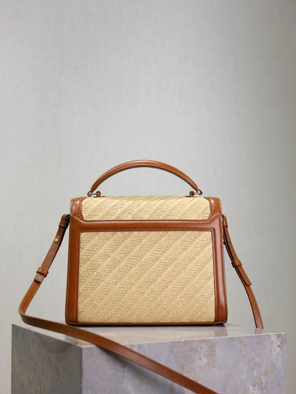 Saint Laurent Calfskin Briefcase