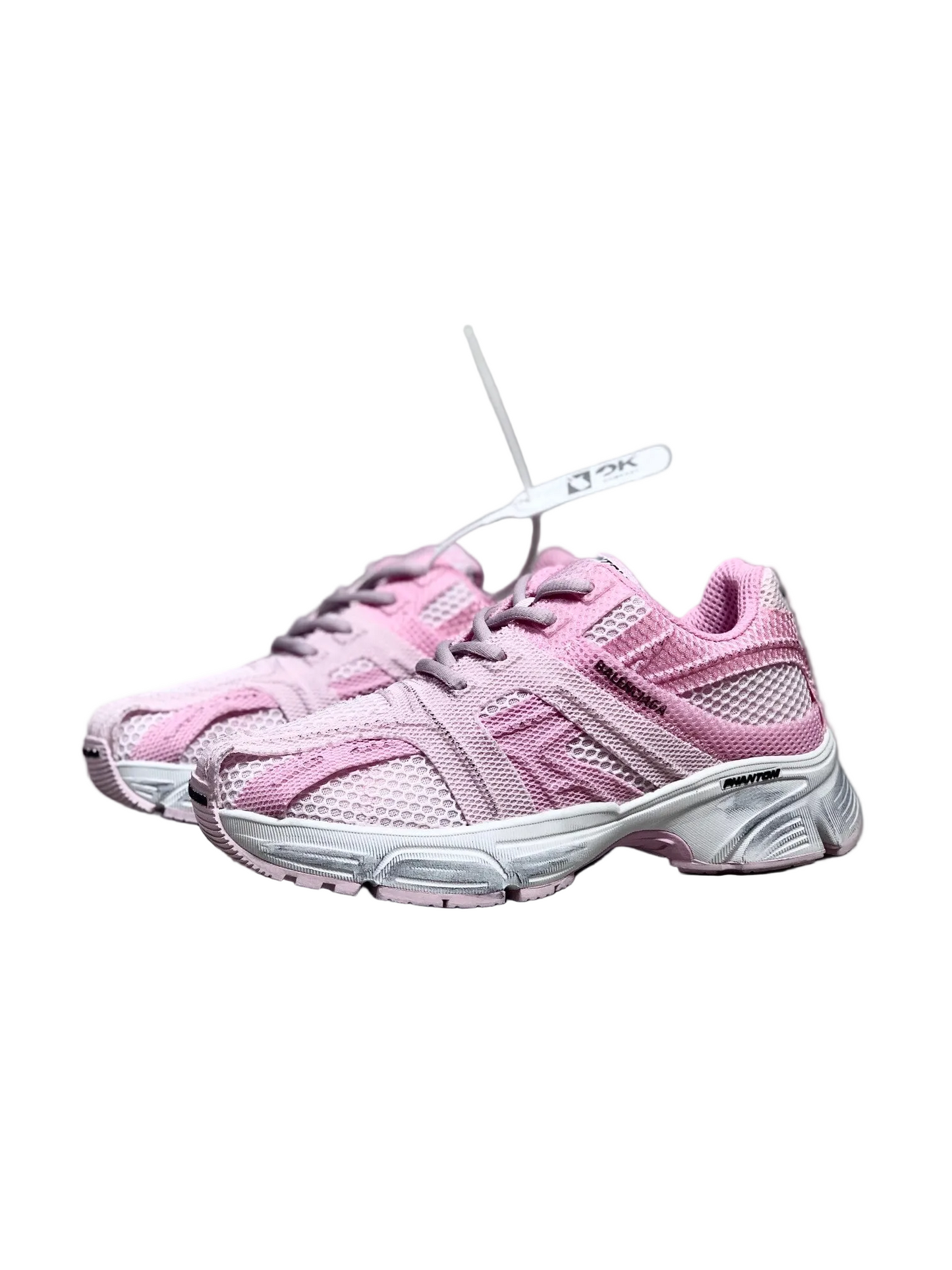 Balenciaga in Pink/White: Subversive Softness