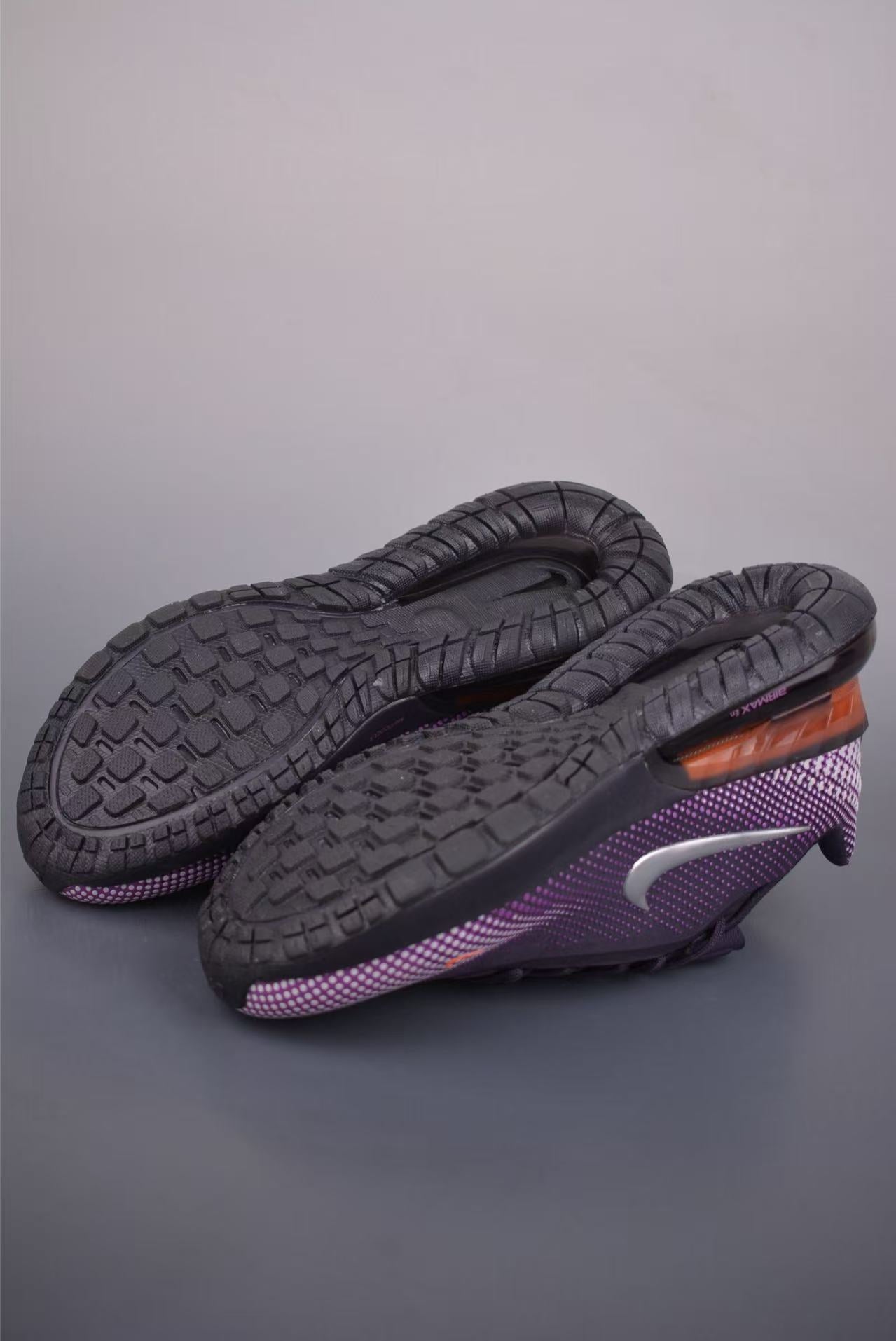 Nike Air Max Phoenix / 270-Inspired “Black Purple” – Bold Cushioned Runner