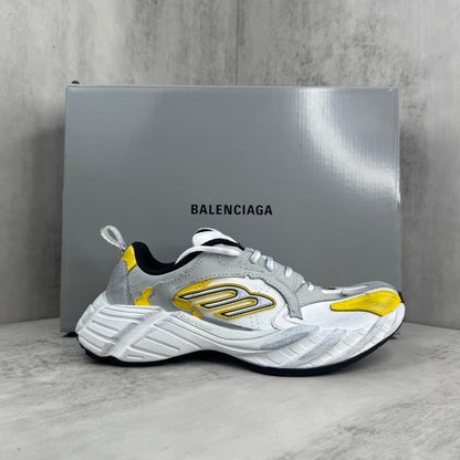 Balenciaga Hamp tons Sneaker in White/Yellow: Solar Statement