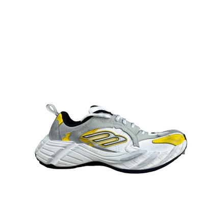 Balenciaga Hamp tons Sneaker in White/Yellow: Solar Statement