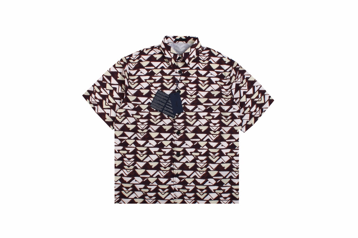 Balenciaga Patterned Short Sleeve Shirt