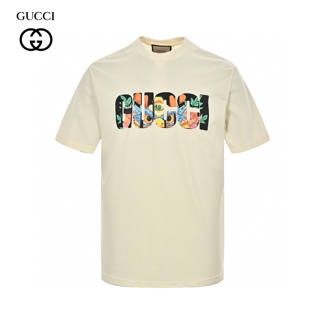 G*u*i graphic t-shirt (cream)