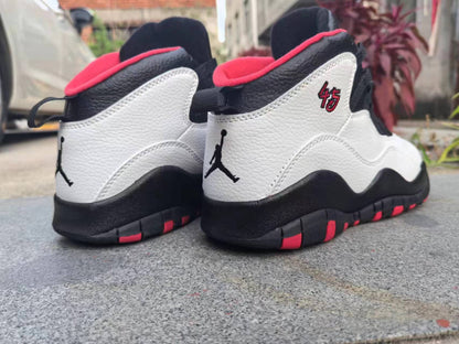 Air Jordan X Retro "Black / White / Varsity Red"