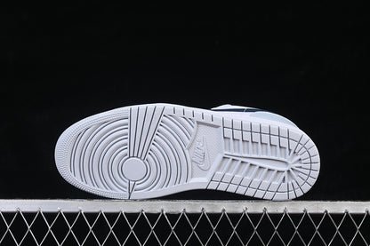 AIR JORDAN 1 LOW RETRO "WHITE / UNIVERSITY BLUE"