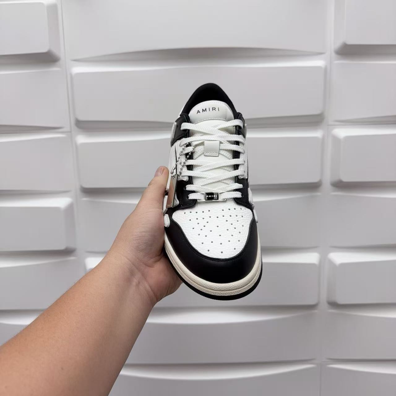 Emil Low-Top "Bone" Deconstructed Sneaker