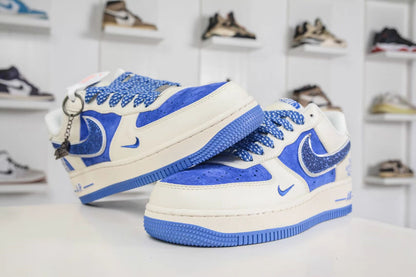 Nike Air Force 1 '07 "Glitter Blue" – Icy Statement