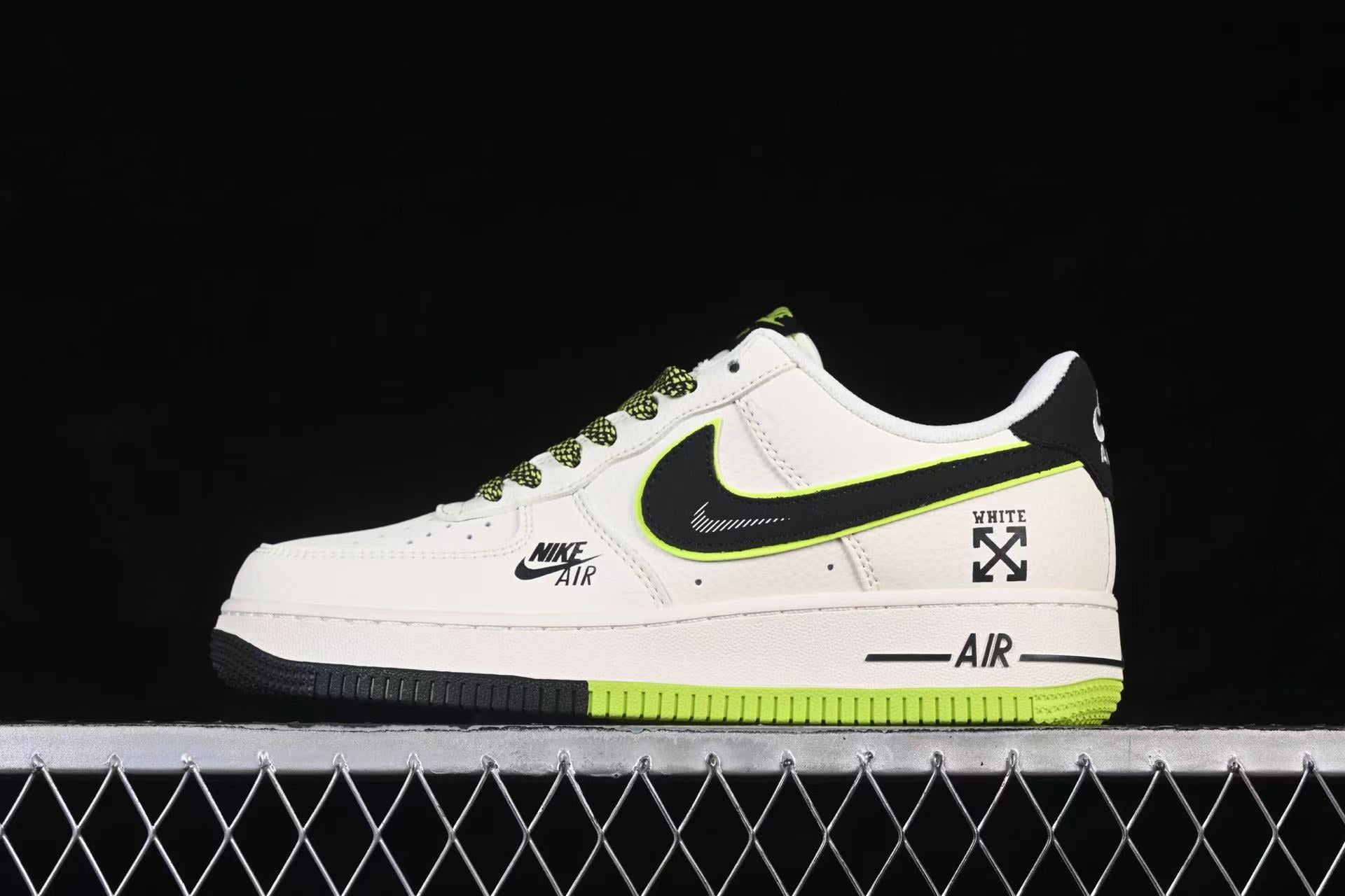 Nike Air Force 1 Low '07 "Sail/Black/Green" – Two-Tone Earth Tones