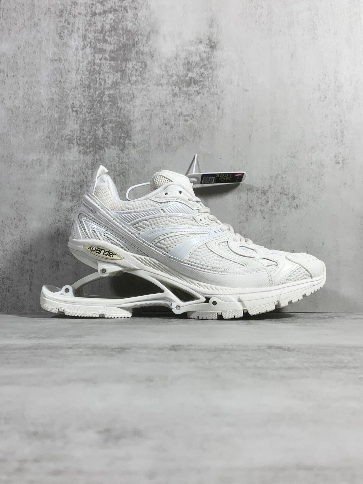 Balenciaga All-White Retro Spring Sneaker: Architectural Purity in Motion