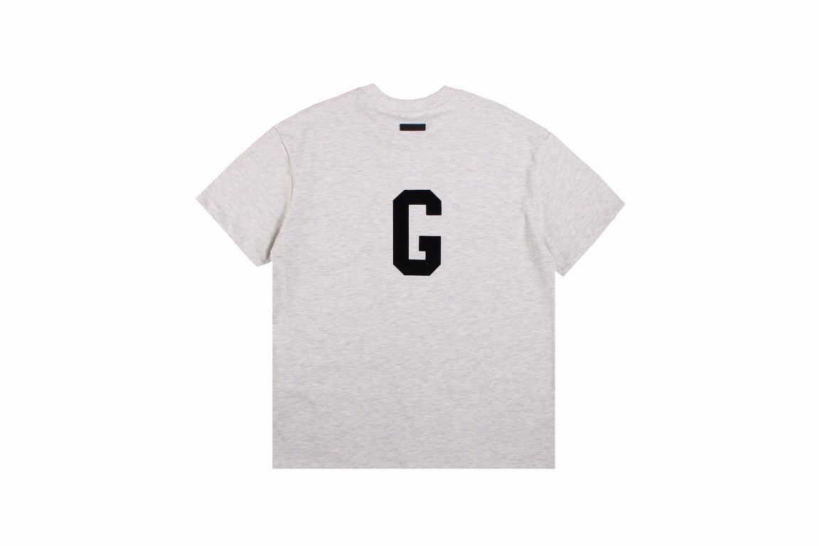 Fear of God Letter F T-Shirt (Light Grey)