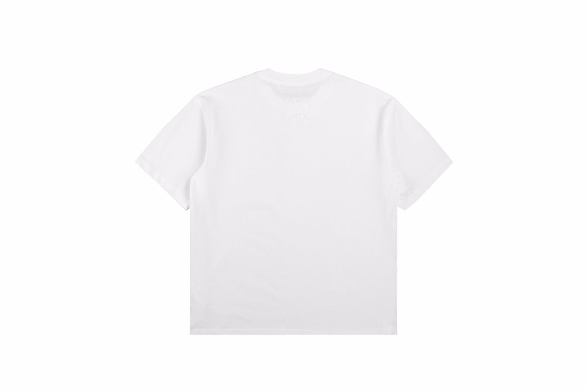 Loewe Embroidered Logo T-Shirt (White)