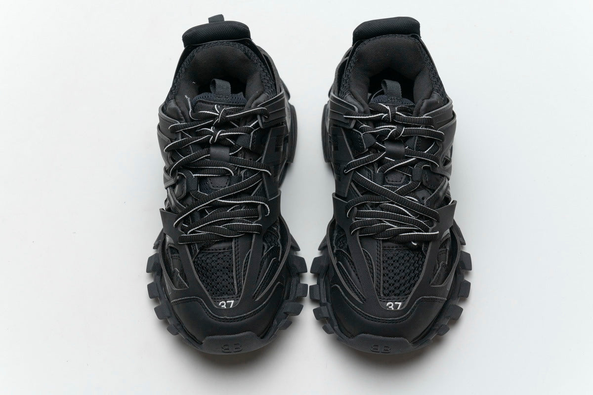Balenciaga in Black with LED Lights: Illuminated Avant-Garde