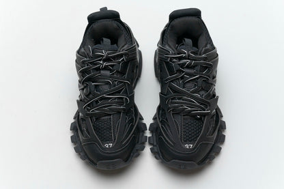 Balenciaga in Black with LED Lights: Illuminated Avant-Garde