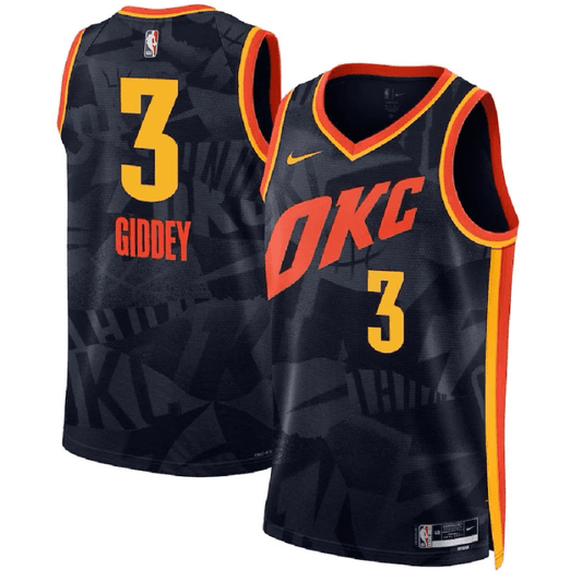 JOSH GIDDEY OKLAHOMA CITY THUNDER 2023-24 CITY EDITION JERSEY - Prime Reps