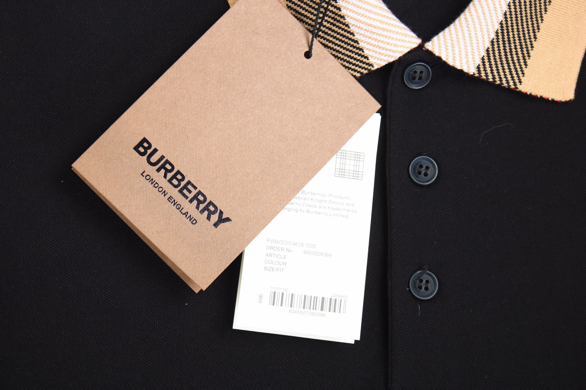 Burberry Polo Shirt (Black)