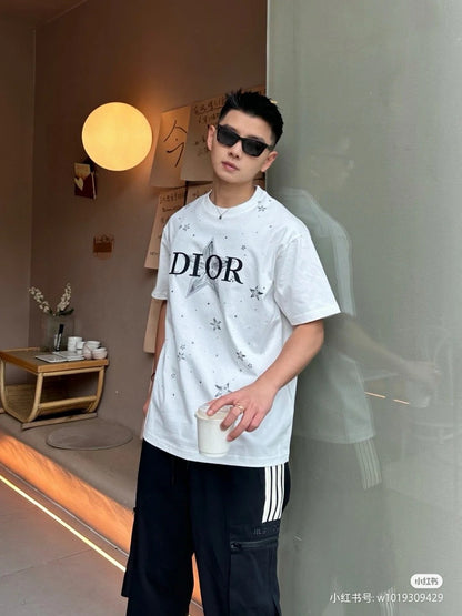 Dior Star Graphic White T-Shirt