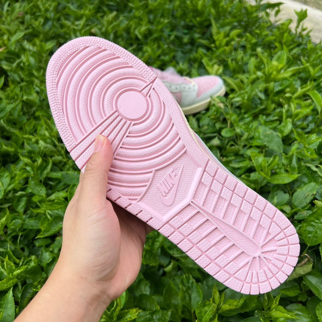 Nike Air Jordan 1 Low WMNS – White / Pink Oxford