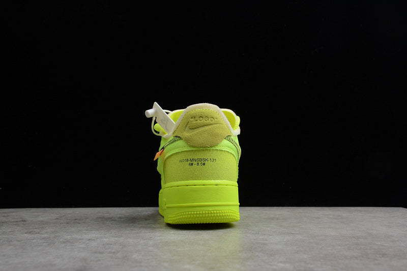 AIR FORCE 1 LOW X OFF WHITE VOLT/HYPER JADE-CONE-BLACK