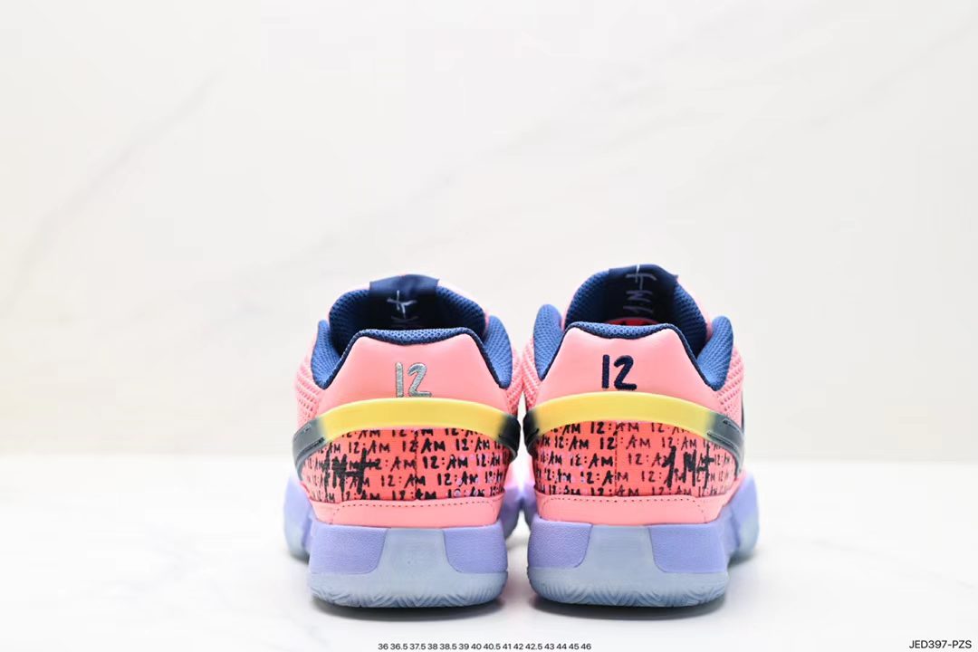 Nike Ja 1 in Pink/Purple: Ethereal Assassin