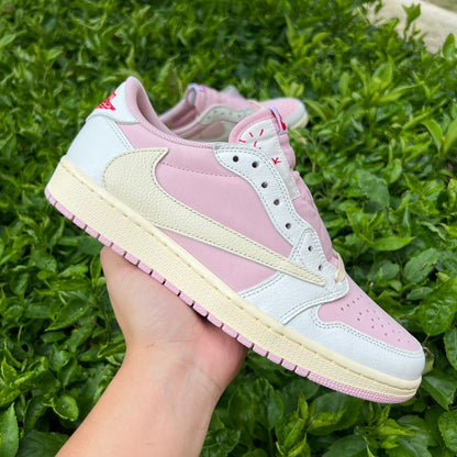 Nike Air Jordan 1 Low WMNS – White / Pink Oxford