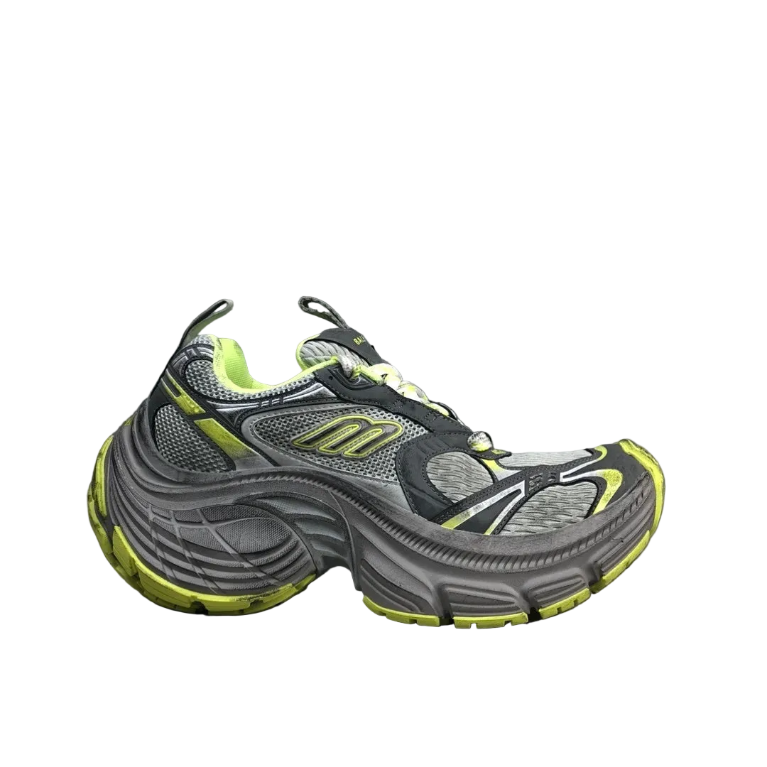 Balenciaga 10XL Sneaker in Black/Grey/Yellow: Industrial Luminescence
