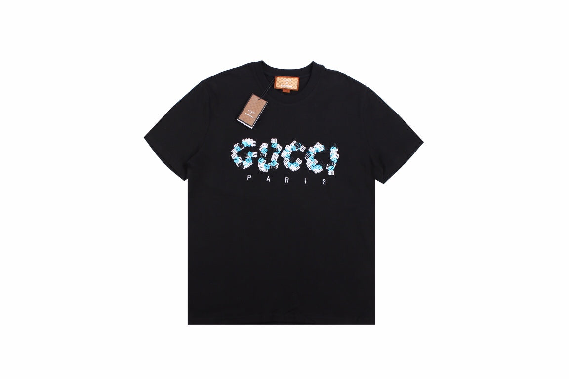 G*u*i flower logo t-shirt (black)