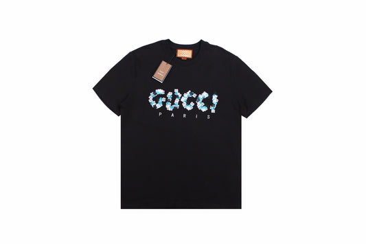 Gucci Flower Logo T-Shirt (Black)