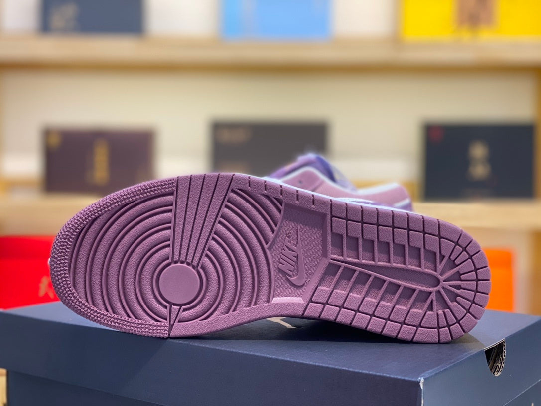 Air Jordan 1 Low "White/Purple"
