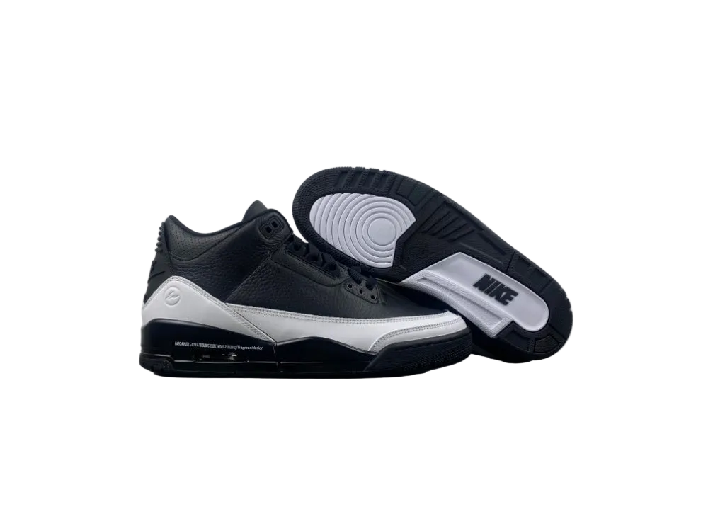 Air Jordan 3 Retro Fragment Design "White/Black"