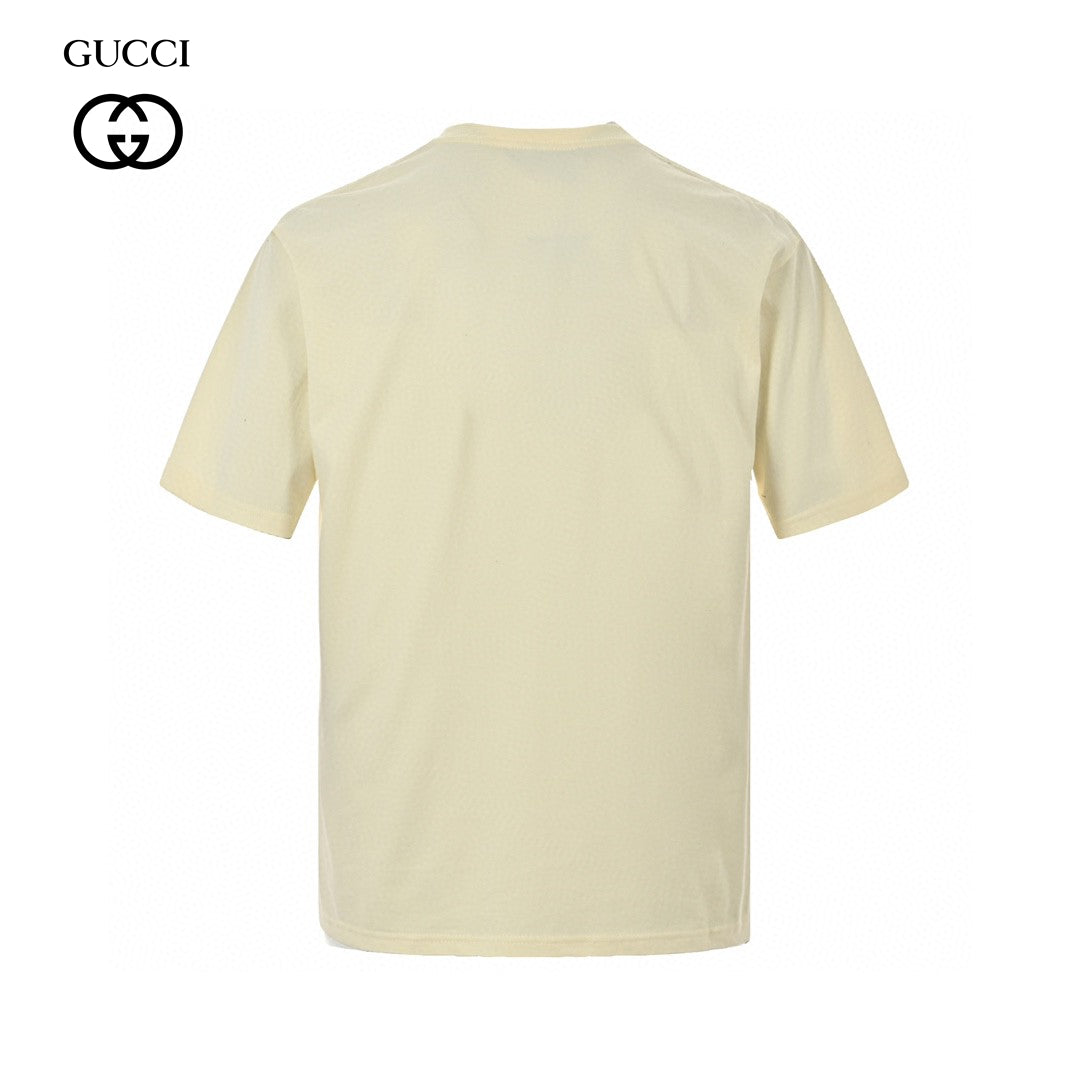 G*u*i interlocking gg cream t-shirt