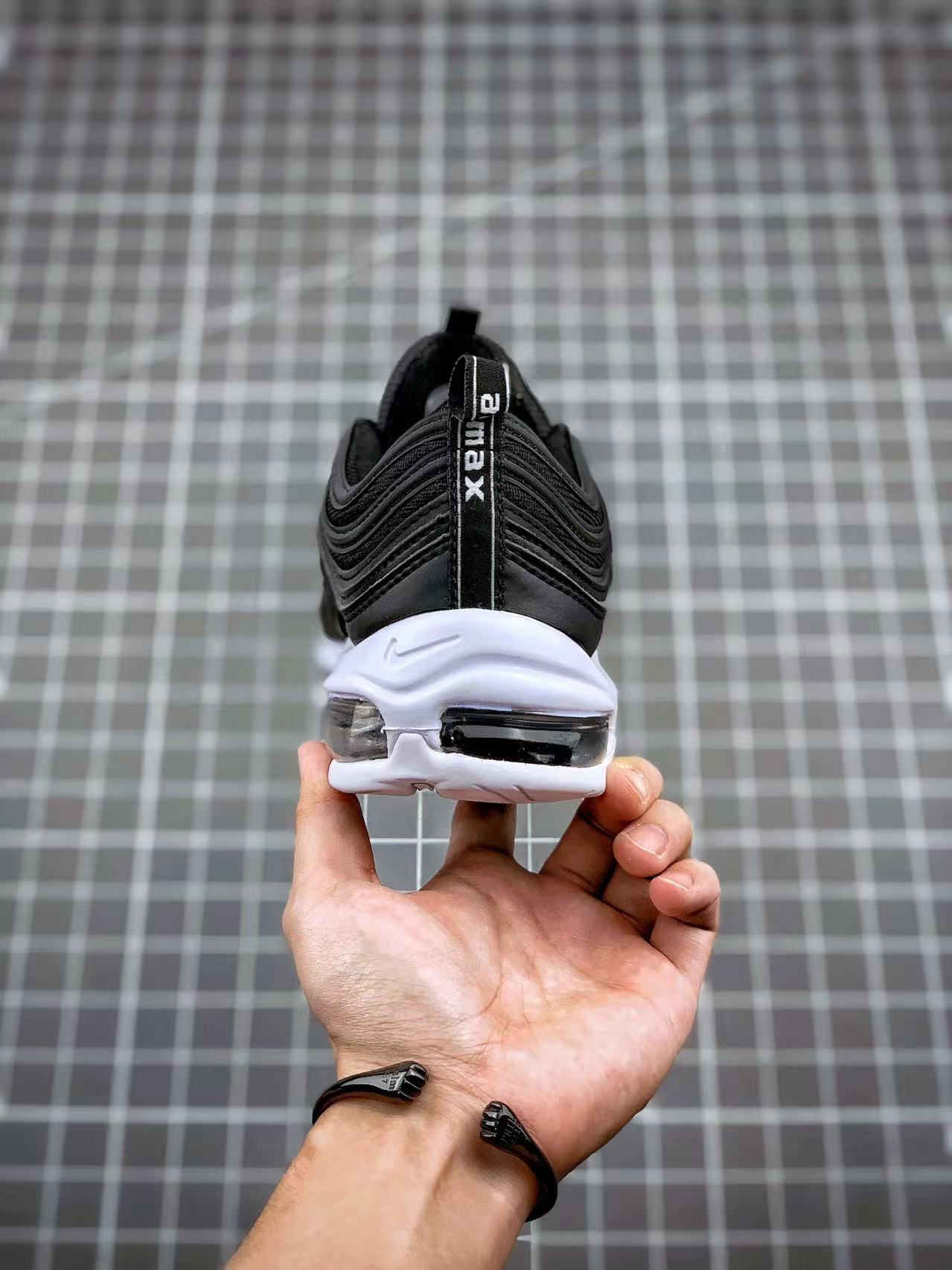 Nike Air Max 97 in Black/White: Bullet Train Monochrome