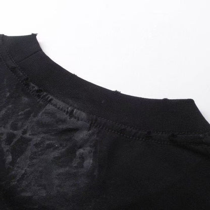 BALENCIAGA DEVIL'S EIFFEL TOWER GRAPHIC T-SHIRT BLACK