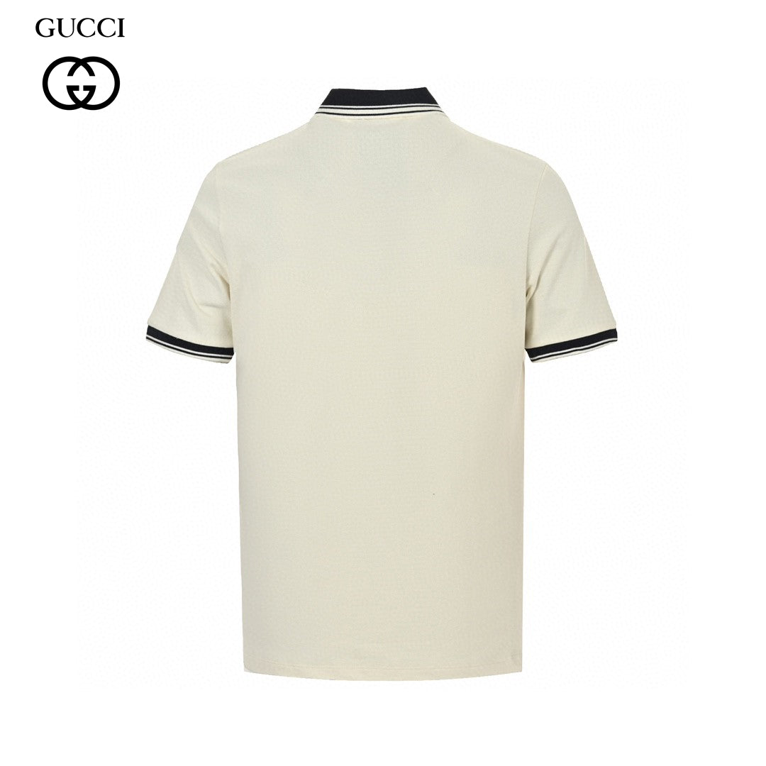 Pra*a logo patch polo shirt