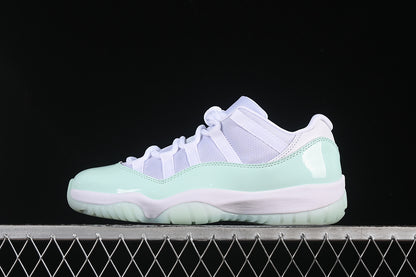 AIR JORDAN 11 LOW "ICE BLUE" (WHITE/GREEN)