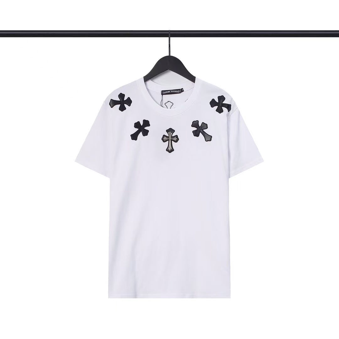 Chrome Hearts Classic Crewneck T-Shirt in White/Black