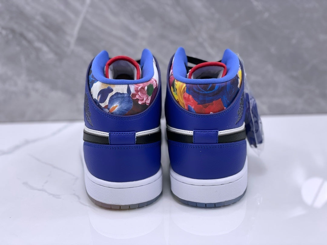 Air Jordan 1 Retro High OG "White Purple Floral"