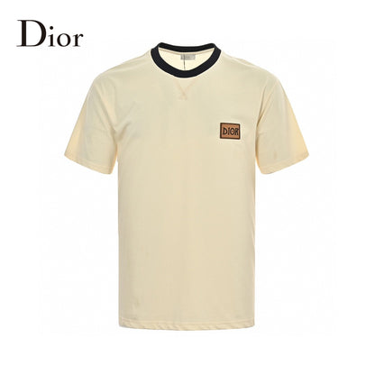 Dior Cream T-Shirt with Black Trim