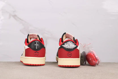 Nike Air Jordan 1 Low – White / Black / University Red
