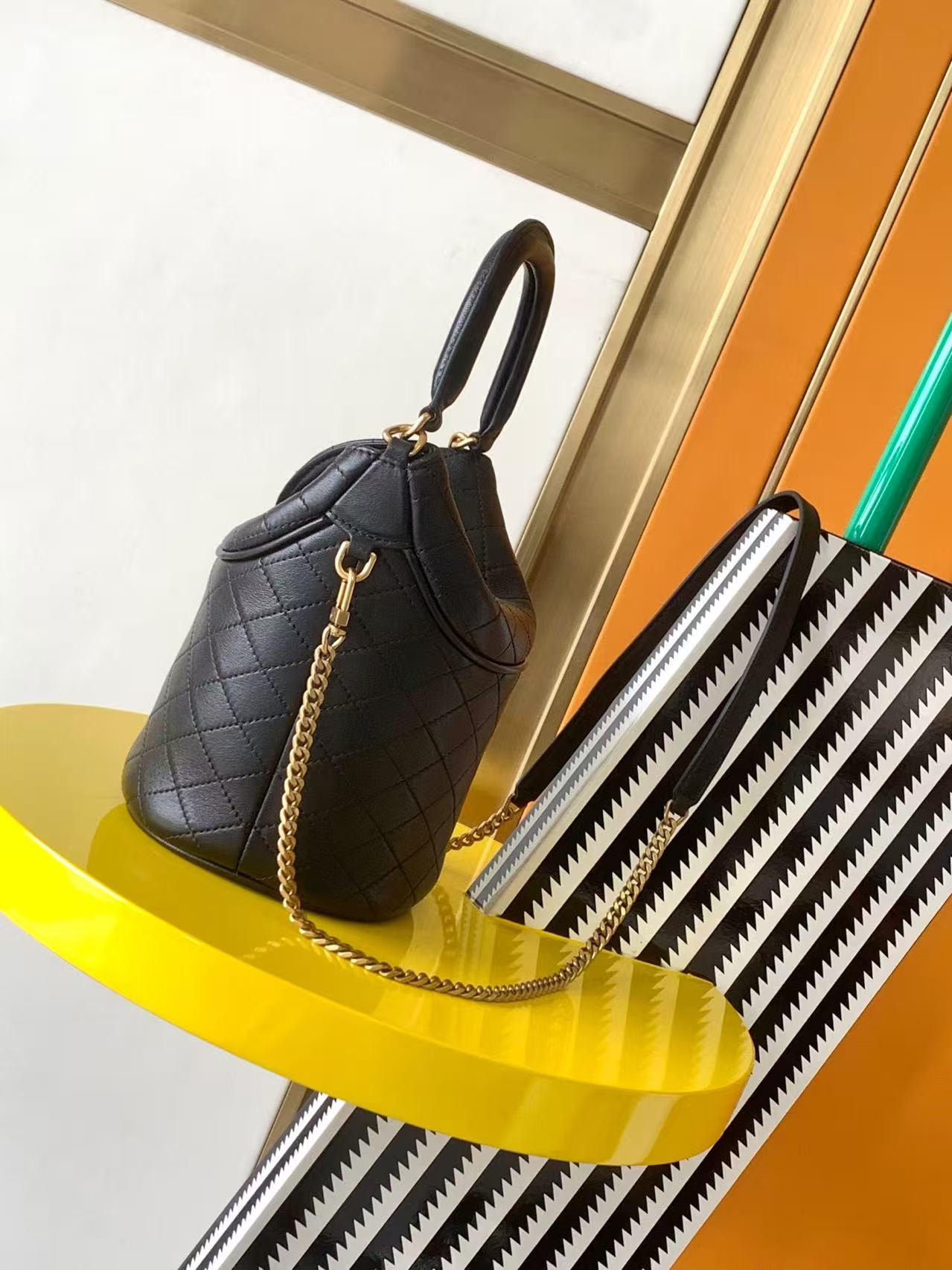 Saint Laurent Black Bucket Bag
