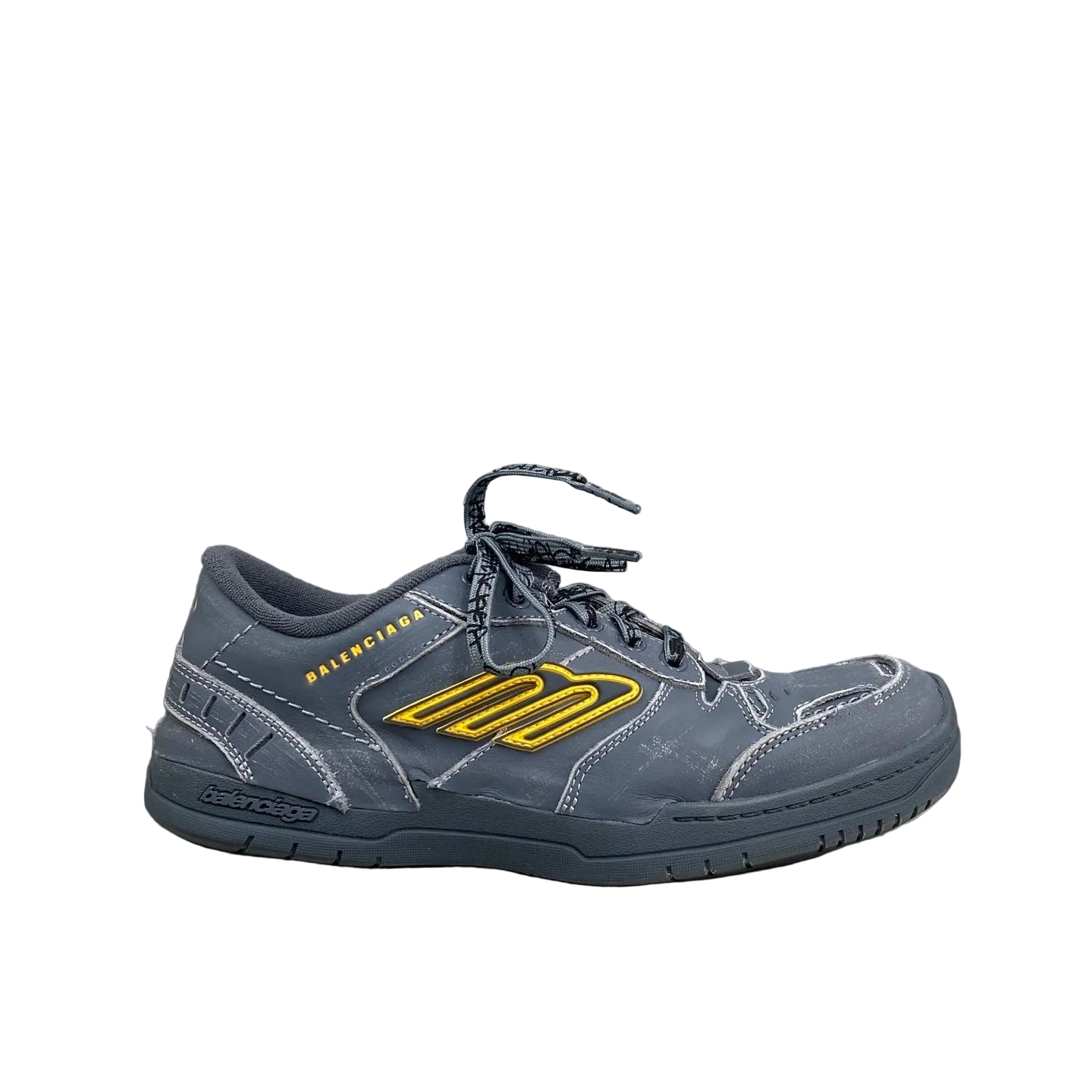 Balenciaga Hamp tons Sneaker in Matte Black: Monolithic Edge